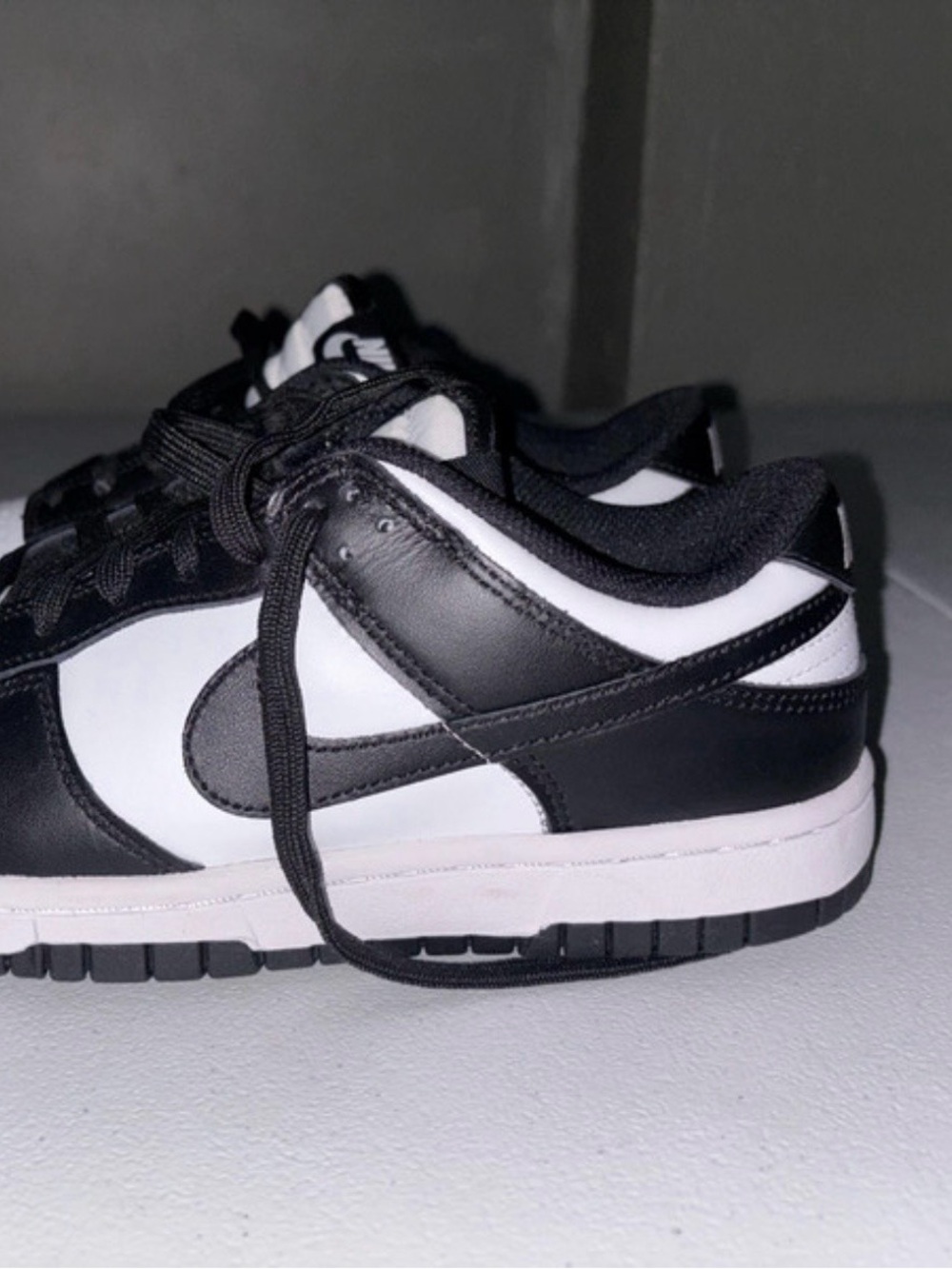 Nike Black and White Low-Top Sneakers